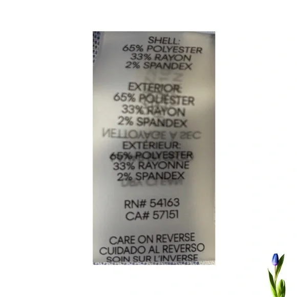 Karl Lagerfeld Designer Pants Nautical Striped Blue and White NO size I think L - Picture 5 of 8